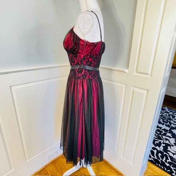 Vintage Y2K City Triangles Short Ombre Fairy Whimsygoth Party Prom Formal Dress - Picture 6 of 11